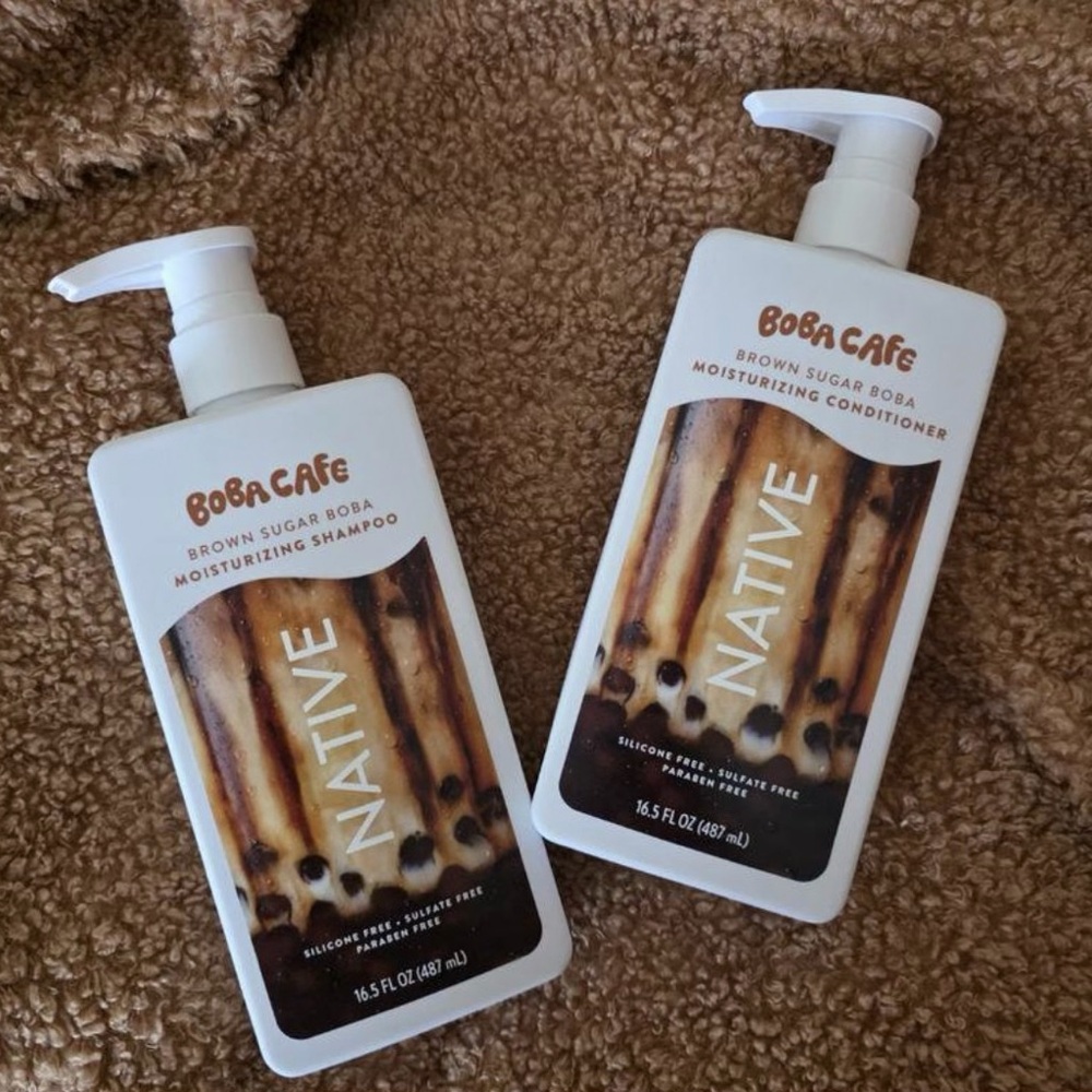 Native Boba Cafe Brown Sugar Boba Moisturizing Shampoo & Conditioner